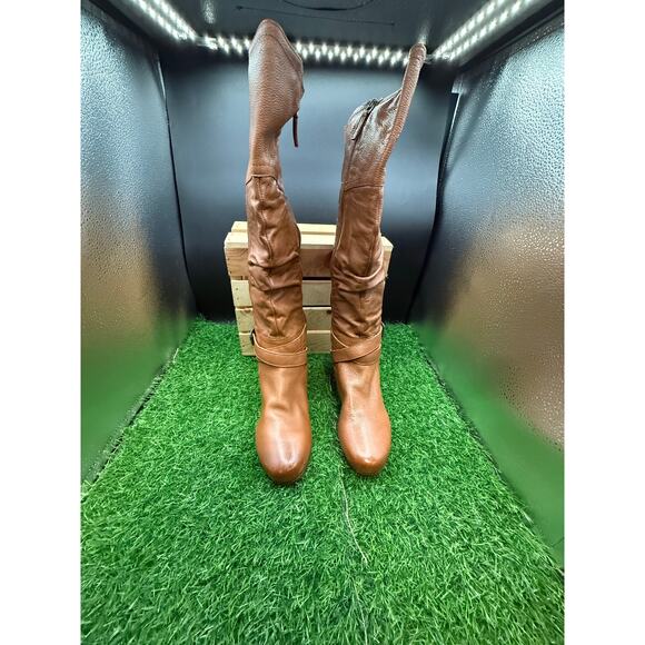 Array- Tan- Mid Calf Boots- Size 8W - Picture 6 of 10